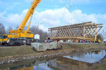 Boonville NY's New Bridge. Photo by Dick Wilson, November 19, 2004